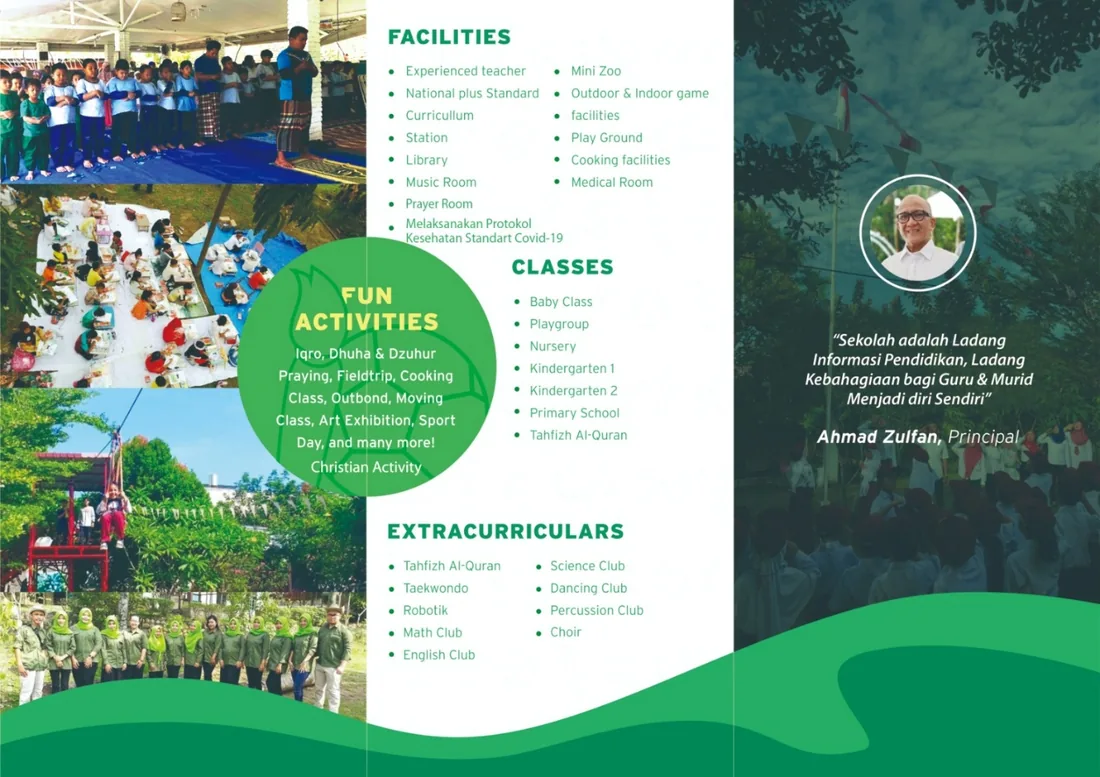 Program, fasilitas dan kegiatan Sekolah Semangat Bangsa